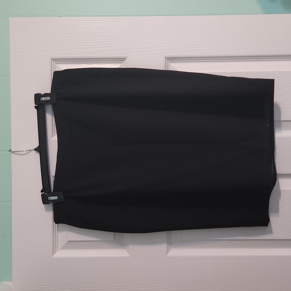 Black pencil skirt